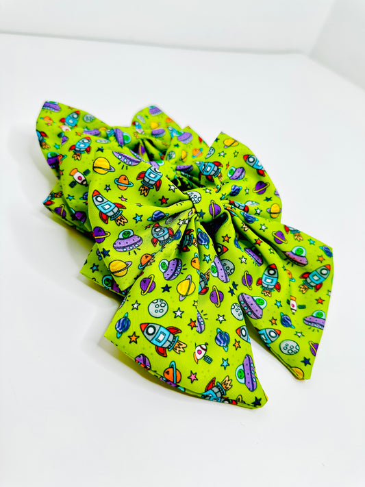 Space Dog Sailor Bow
