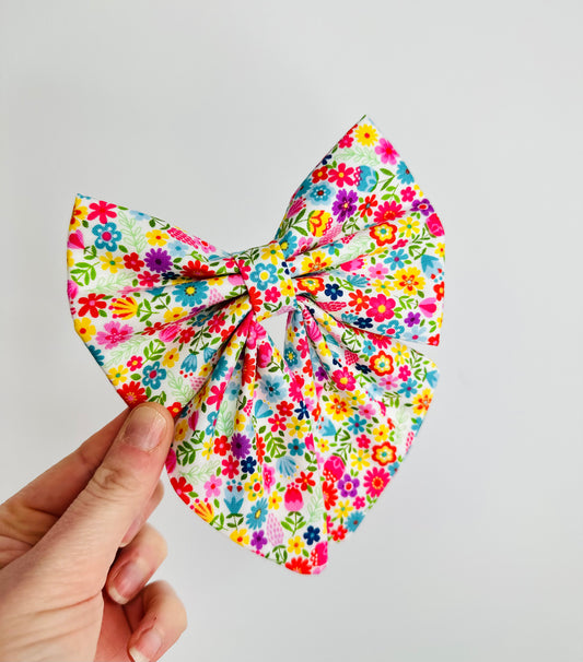Spring Blooms Sailor Bow