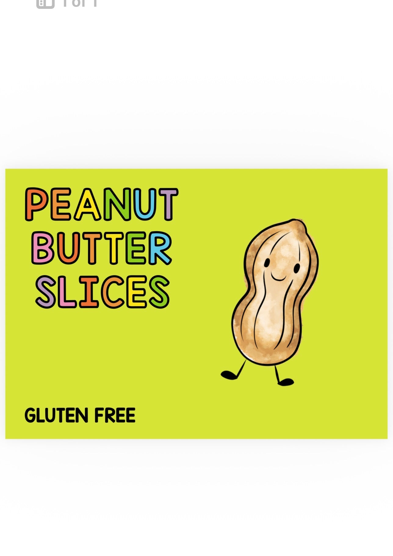 Peanut butter Slices